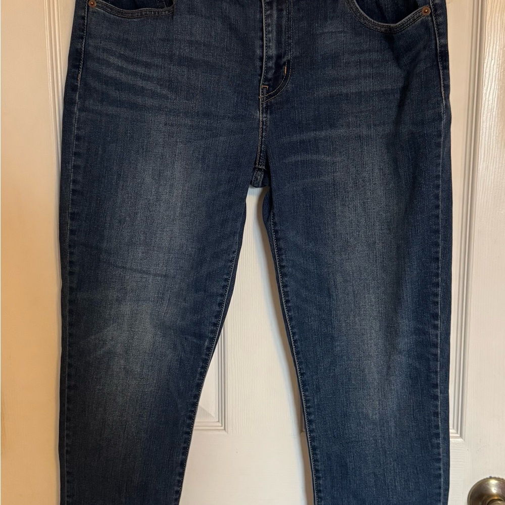 Relaxed Blue Jeans with Vintage Look